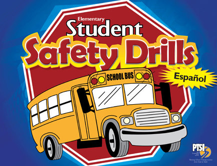 SPANISH VERSION Student Safety Drill Flip Chart for ELEMENTARY STUDENTS
