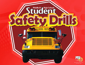 ENGLISH VERSION Student Safety Drill Flip Chart for MIDDLE &amp; HIGH SCHOOL STUDENTS
