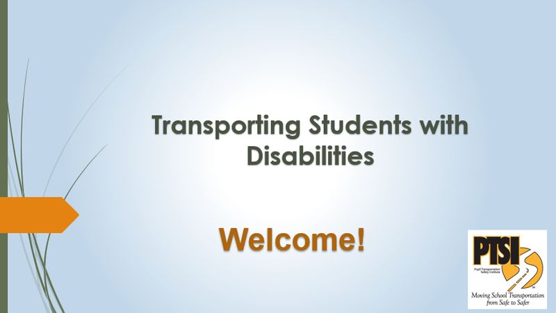 Transporting Students with Disabilities Online Course