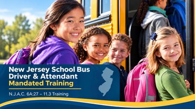 New Jersey School Bus Driver & Attendant Mandated Training New Jersey School Bus Driver & Attendant Mandated Training