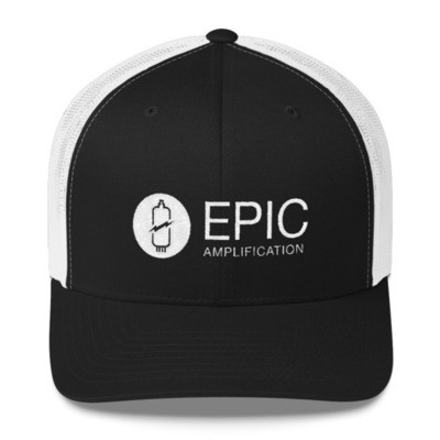 Epic Trucker Cap - Black & White