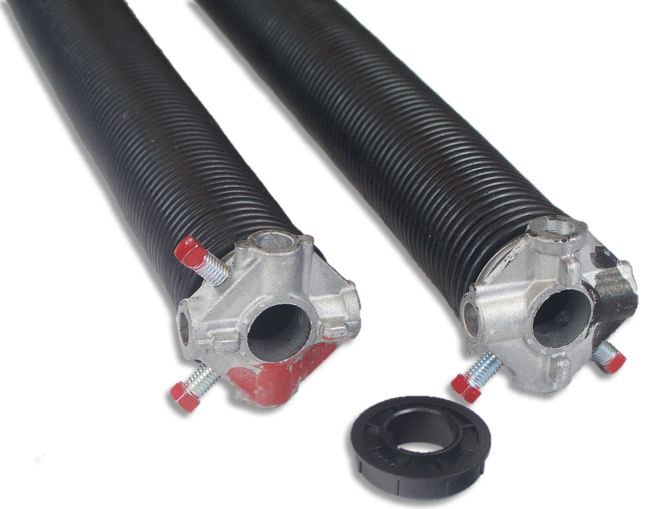 MUG Pair Commercial Garage Door Torsion Springs – .283 Wire X 2-5/8 ID – With Winding Bars