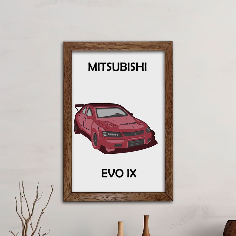 Cuadro Evo IX en alto relieve