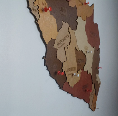 Mapas rompecabeza en alto relieve