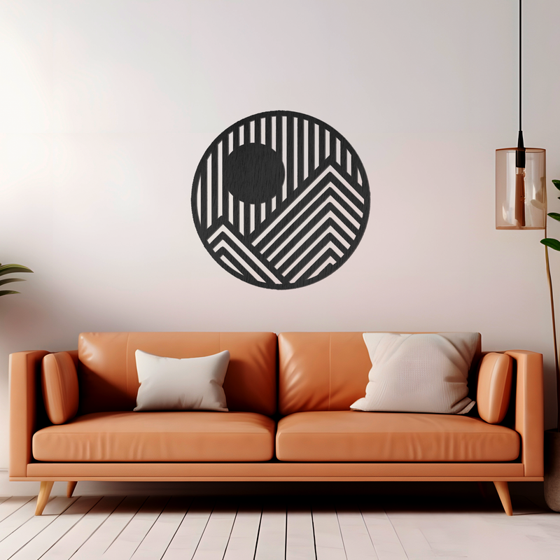 Cuadro en plywood - Paisaje soleado