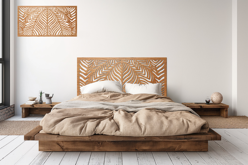Cabecero de cama Hojas mellizas
