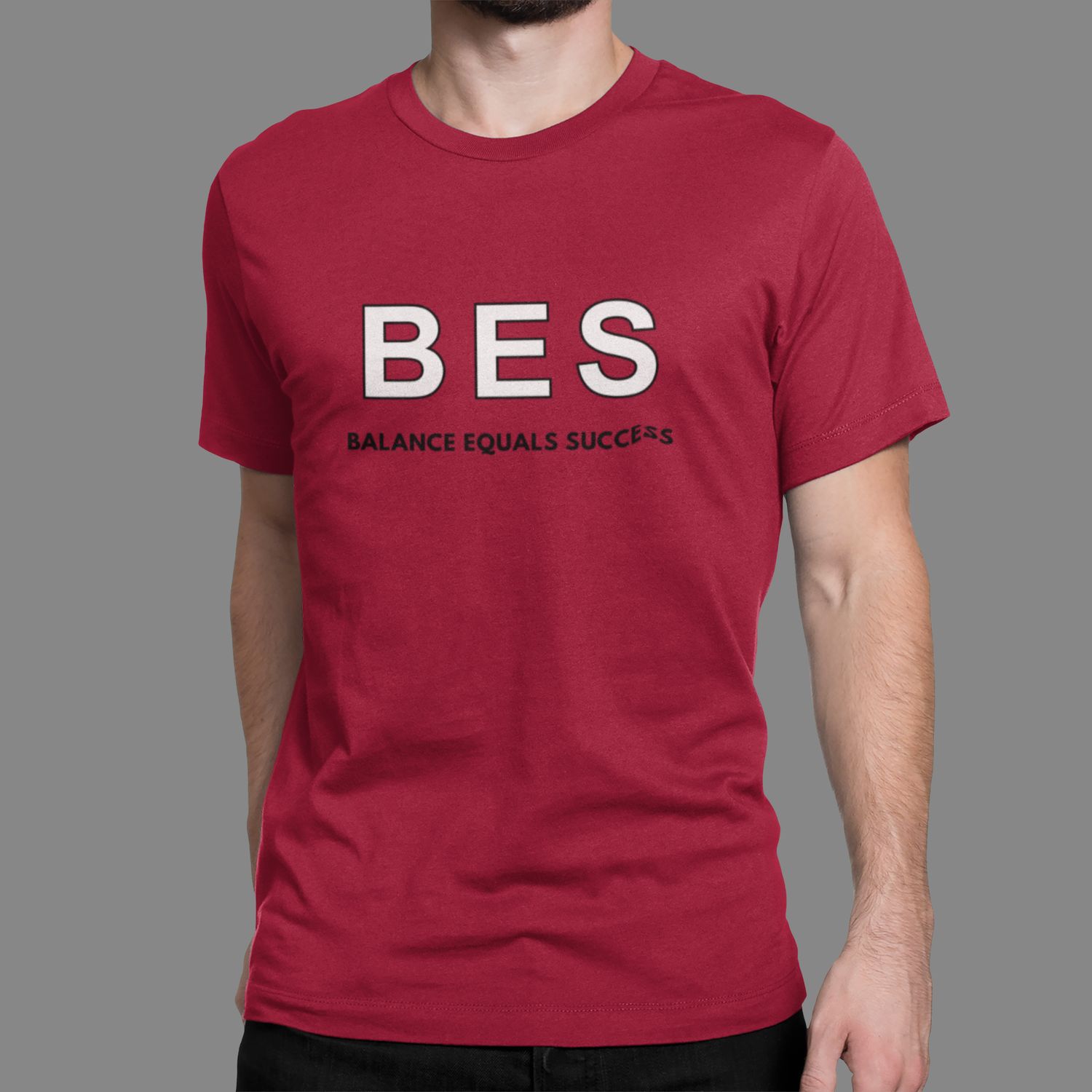 BES Bold Varsity Edition Red | White &amp; Black T-Shirt