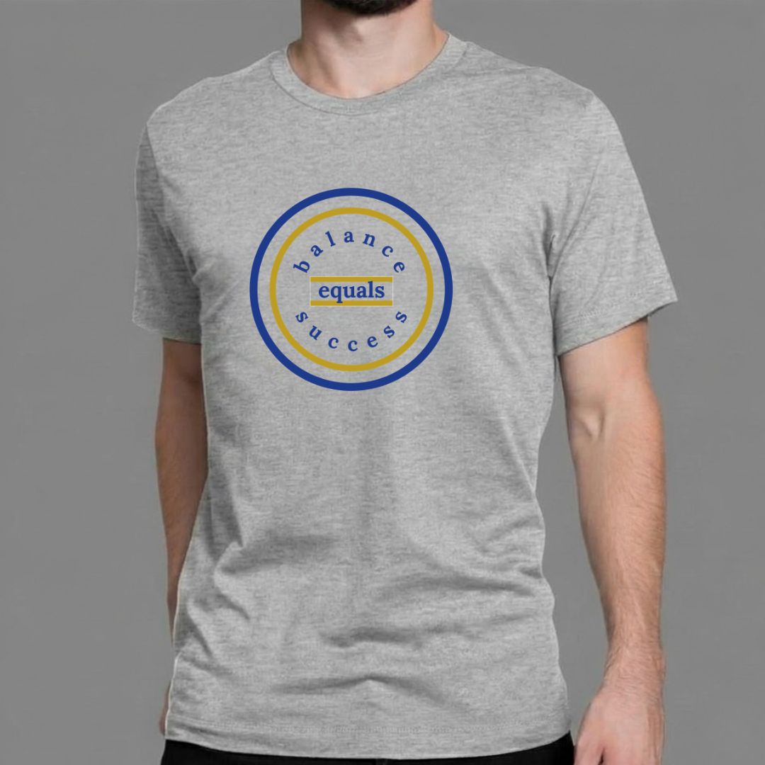 BES Official Varsity Edition Grey | Navy &amp; Gold T-Shirt