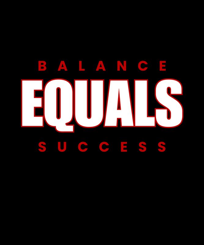 BES Equals Varsity Edition Black | White &amp; Red T-Shirt
