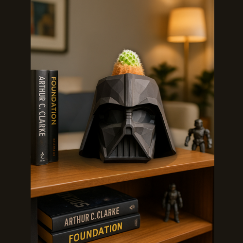 Dark Lord Planter – Low-Poly Vase for True Plant Lords