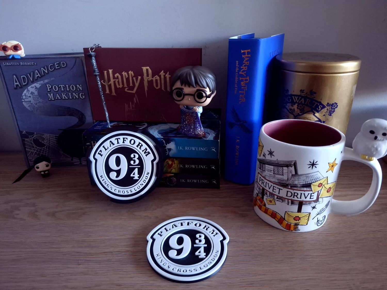 🧙 Wizarding Platform Coasters – Your Ticket to Magical Sips