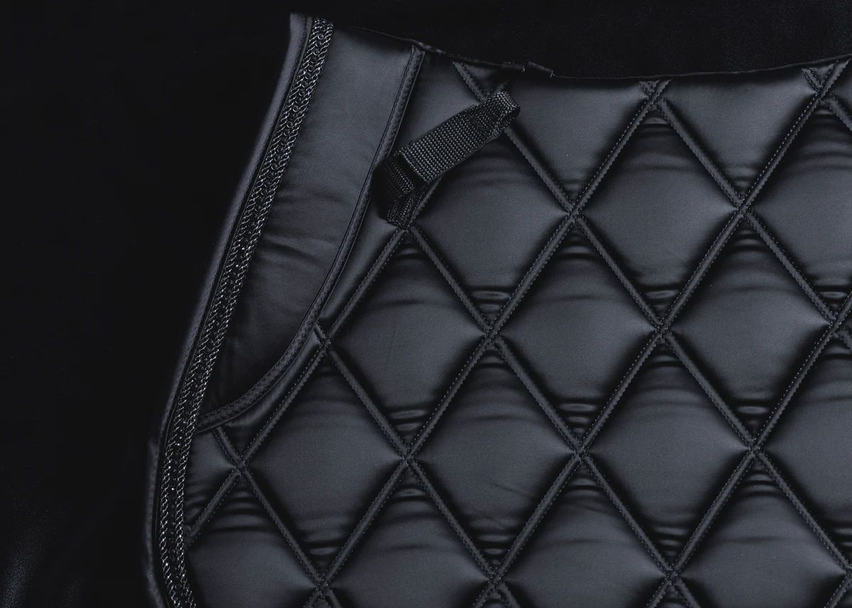 ‘The King’ Black Jewel Jump Saddle Pad