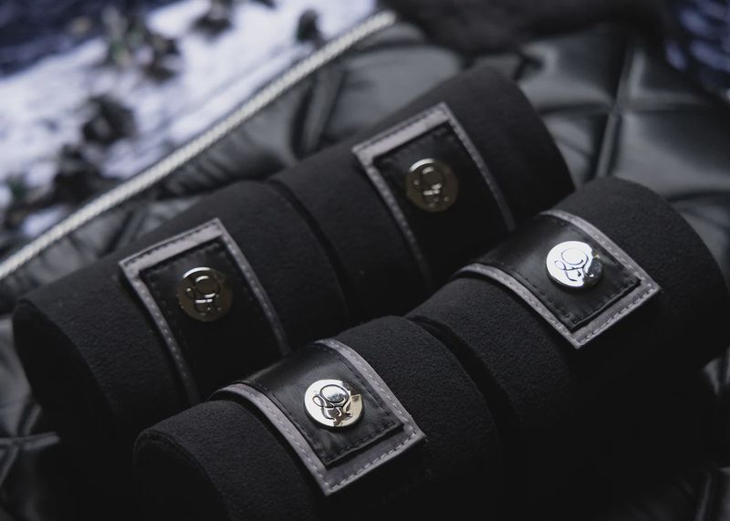 The King Black Polo Wraps