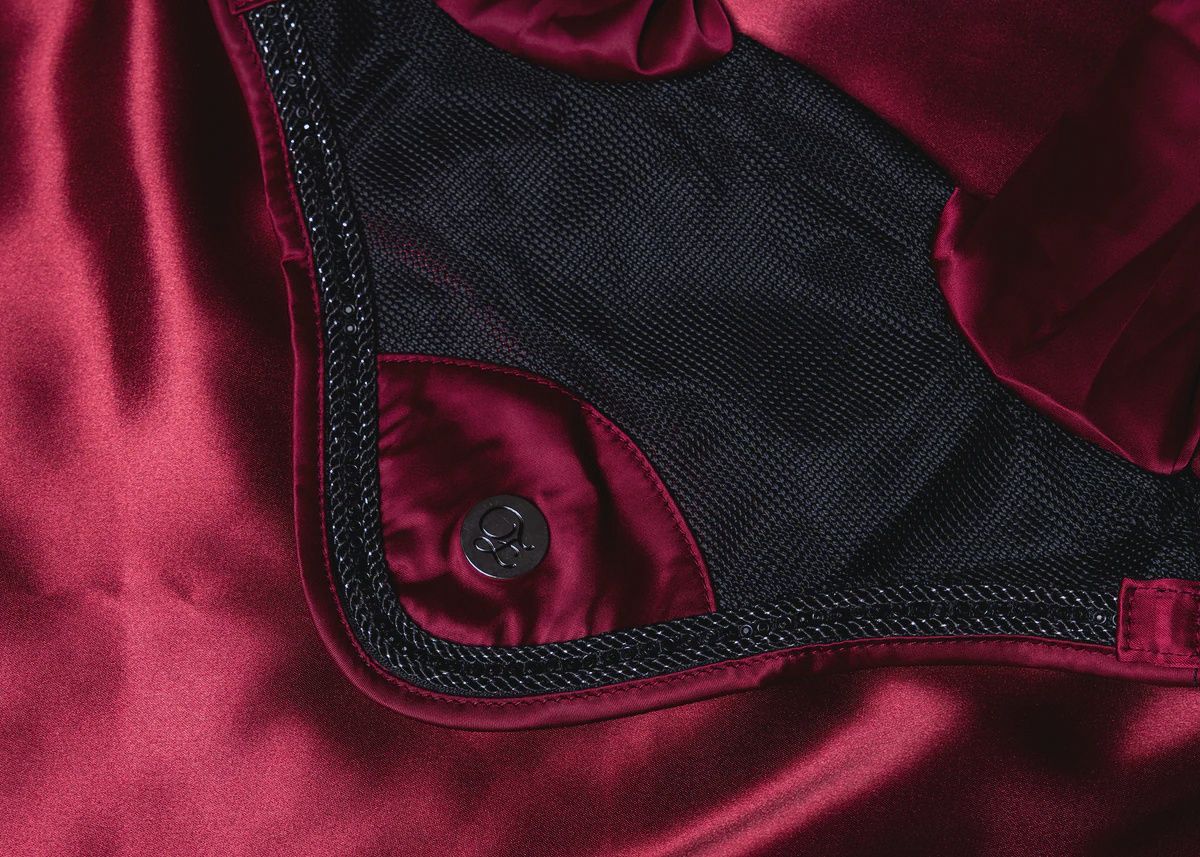 ‘The Empress’ Ruby Red Crystal Ear Bonnet