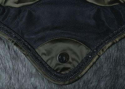 ‘The Majesty’ Deep Olive Crystal Ear Bonnet