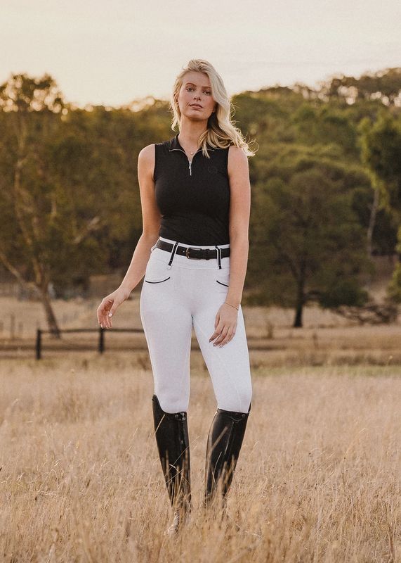 White ‘Diana’ Technical Competition Tights