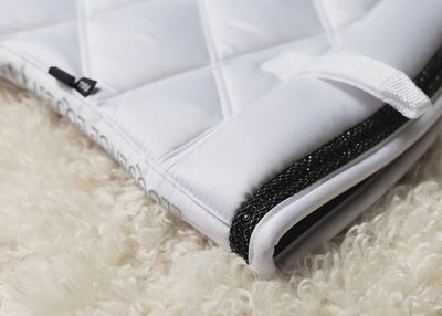 'The Duchess' White Competition Saddle Pad