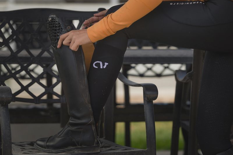 Performance riding socks