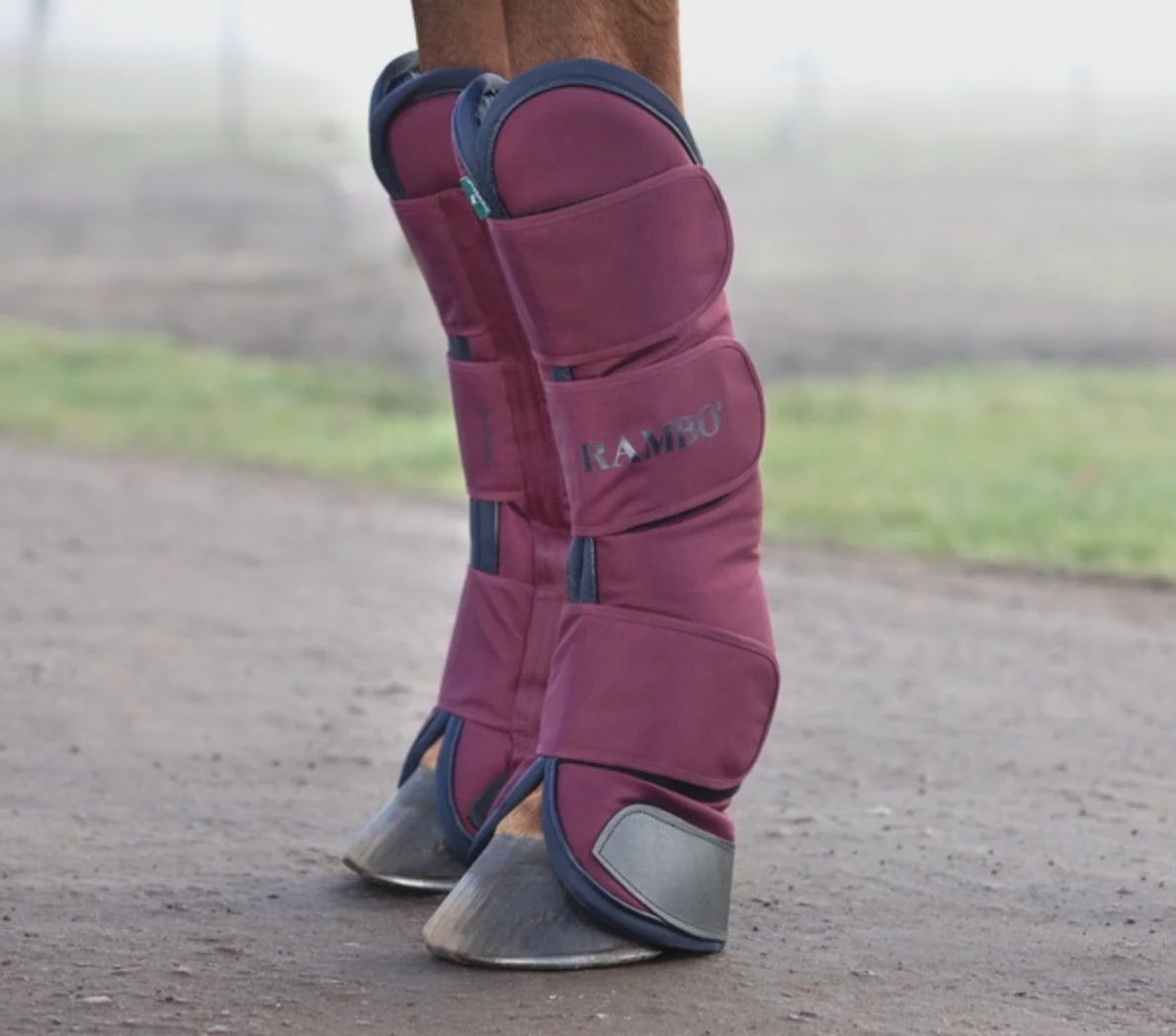 Rambo Travel Boots Navy/Burg