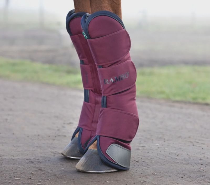 Rambo Travel Boots Navy/Burg