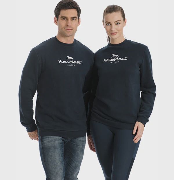 Signature Cotton Crew Sweatshirt Navy