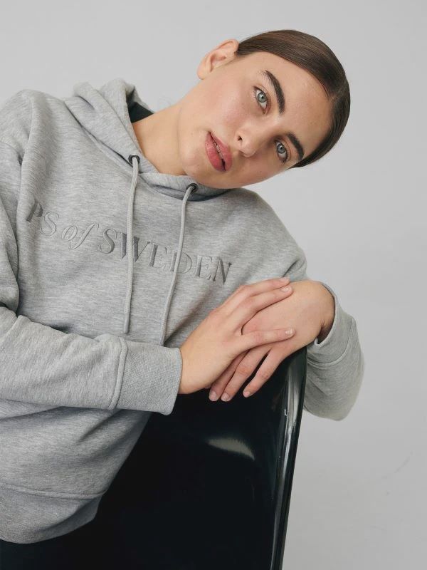 Angela Hoodie Grey Melange