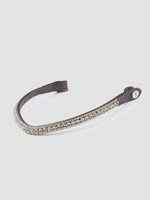 Browband Onyx Delight Brown Leather