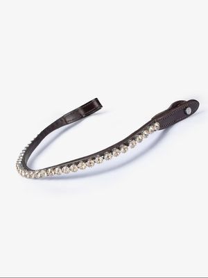 Browband Big Golden Honey Brown Leather