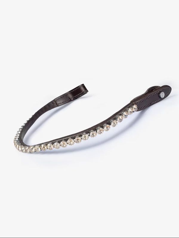 Browband Big Golden Honey Brown Leather