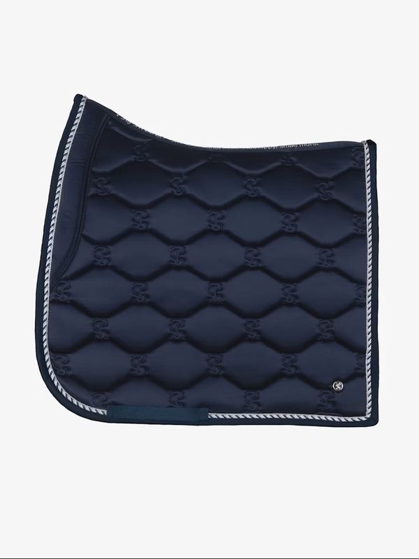 Dressage Saddle Pad Signature Navy w/ Navy trim