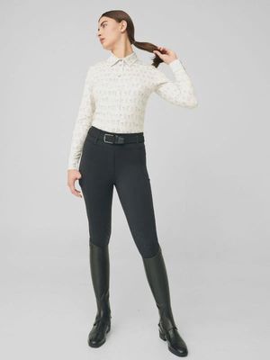 Katja Tights Half Grip Black