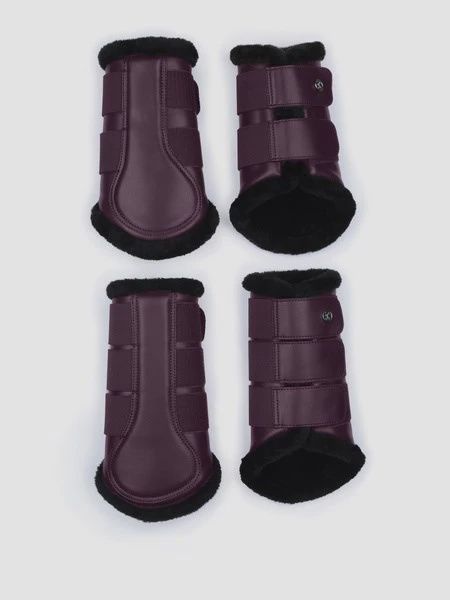 Premium Brushing Boots Plum