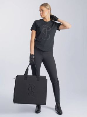 Signe Cotton Tee Black