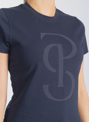 Signe Cotton Tee Navy
