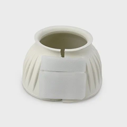 Ribbed Rubber Bell Boots w/ Velcro