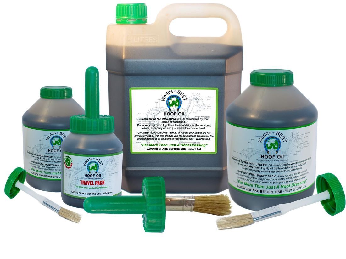 Worlds Best Hoof Oil 250ml Travel Pack