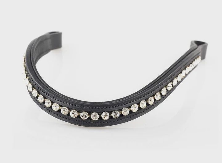 Premium Black Snaffle Bridle 'Radiance'