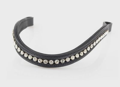 Premium Black Snaffle Bridle 'Radiance'