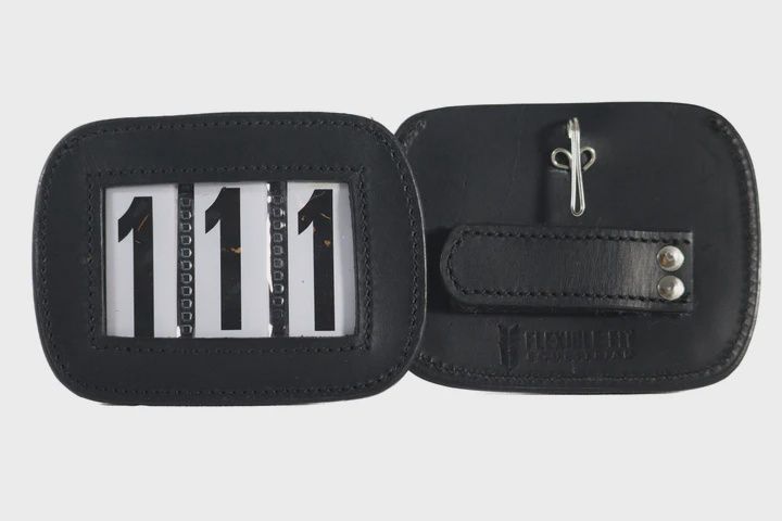 Bridle Number Holders, Colour: Black