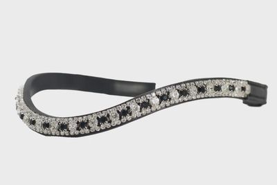 Premium Black Comfort Bridle 'Star'