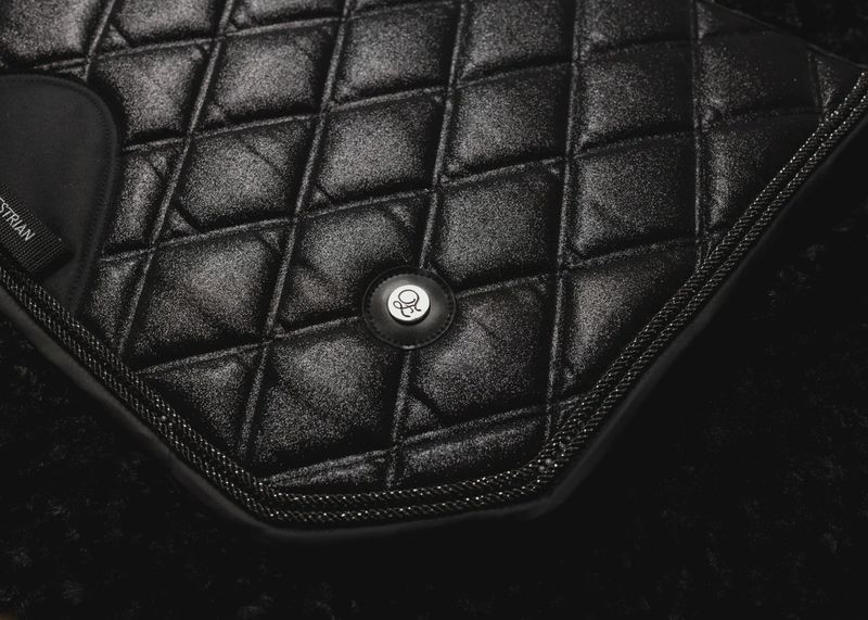 'The King' Black Stardust Jewel Saddle Pad