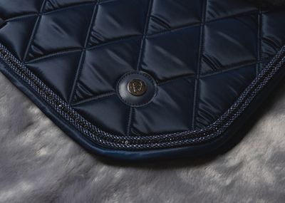 'The Prince' Navy Top Merino Fleece Jewel Saddle Pad