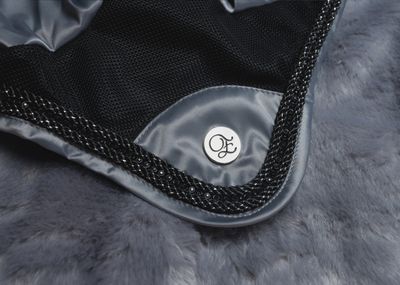 'The Duke' Grey Jewel Ear Bonnet