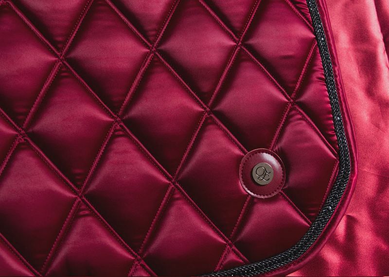 'The Empress' Ruby Red Jewel Jump Saddle Pad