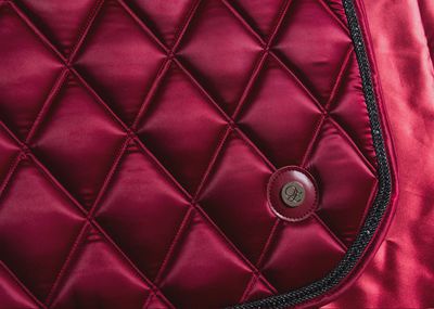 'The Empress' Ruby Red Jewel Jump Saddle Pad
