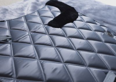 'The Duke' Grey Top Merino Fleece Jewel Saddle Pad