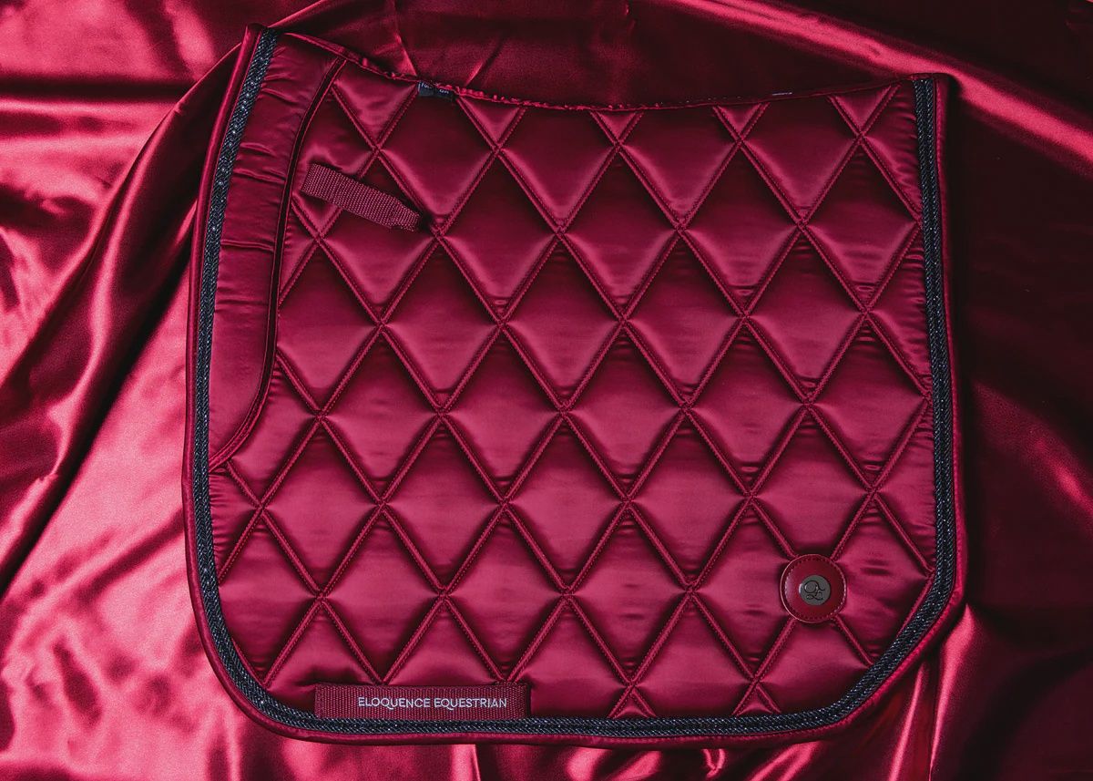&#39;The Empress&#39; Ruby Red Jewel Saddle Pad