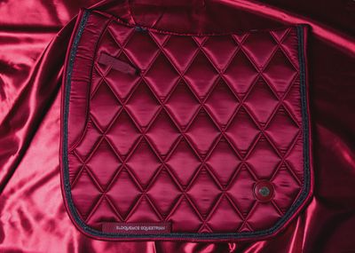 &#39;The Empress&#39; Ruby Red Jewel Saddle Pad