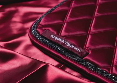 'The Empress' Ruby Red Jewel Saddle Pad