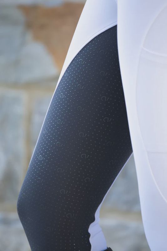 Liberty Competition Riding Tights - White/Grey